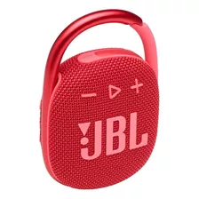 Bocina Bluetooth Jbl Clip 4 Portátil Impermeable Color Rojo