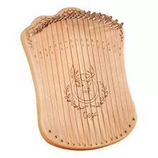 Arpa De Lira Portátil Lyre Harp Para Wood 17 Musical