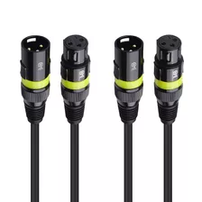 Cable Matters Paquete De 2 Cables Dmx De 22 Awg Con Conecto.