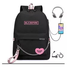 Mochila Escolar Kpop Blackpink, Mochila De Viaje