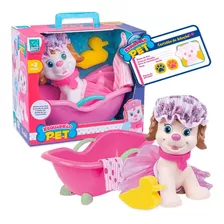 Brinquedo Esquadrão Pet Enfermeira Cuidando Banho Super Toys