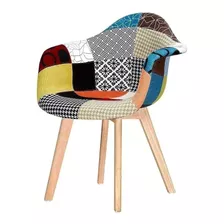 Butaca Patchwork Eames Acolchadas