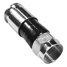 Conector Fio Coaxial Aubor Compressao Rg-06 Cartela Com 4 Pe