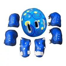 Set Protección Niños Casco Rodilla Codo Mano / Lhua