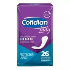 Protector Largo Incontinencia Leve Cotidian Lady 26 Unid.