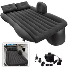 Colchón Inflable Para Auto Inflador 12v Y 2 Almohadas