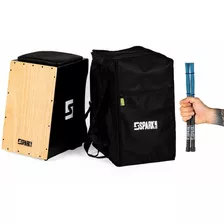 Cajon Elétrico + Bag + Par De Vassourinha