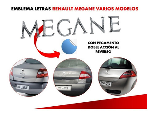 Emblema Para Cajuela Compatible Con Megane Varios Modelos Foto 2