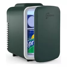 Mini Nevera Verde Oscuro 4 Litros 6 Latas Refrigerador Para