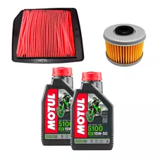 Kit Service Falcon Filtro Aceite Wega Aire Veda Motul 5100 