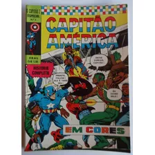 Capitão América Em Cores Nº 4 Ebal Out 1971 1ª Pub Cara Pedra