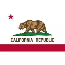 Bandeira Califórnia Dupla Face 1,50x0,90mt
