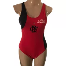 Maiô Com Forro Natação Flamengo Olympikus Body Rubro Negro