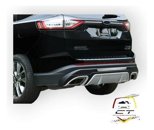 Bumper Frontal Y Trasero Protector Defensa Ford Edge 13-16 Foto 2