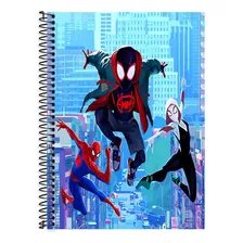 Caderno Escolar 10 Matérias 160 Folhas Homem Aranha