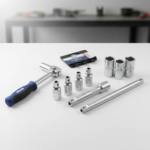 Kit Bremen: 4 Adaptadores + 1 Llave + 1 Extensión 75mm + 1 Extensión 125mm + 1 Extensión 250mm + 3 Saca Bujías