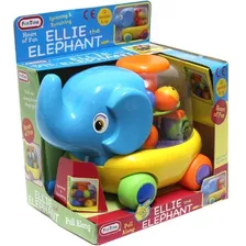 Arrastre Ellie El Elefante En Caja Niños Fun Time