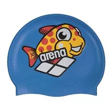 Touca De Natação Arena Multi Jr. Infantil 100% Silicone Azul Desenho Do Tecido Nemo Tamanho Unico