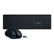 Combo Teclado E Mouse Sem Fio Csi 50 Intelbras Preto