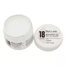 Gel Unha Real Love White 18 Light Sculping Gel Alongamento