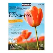 Papel Fotográfico Satinado De 150 Hojas Tamaño Carta