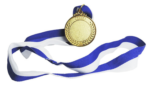 Pack X5 Medallas Metal Oro Fútbol Basketball Premio Correa