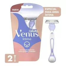Venus Íntima Maquina De Afeitar Desechable 2 Und Gillette Íntima - 2 - Pack - 2