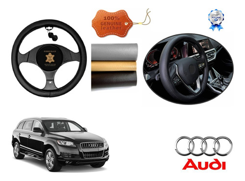Tapetes 3d Logo Audi + Cubre Volante Q7 2010 A 2014 2015 Foto 3