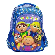 Mochila Costas Infantil Escolar Pequerruchos Azul