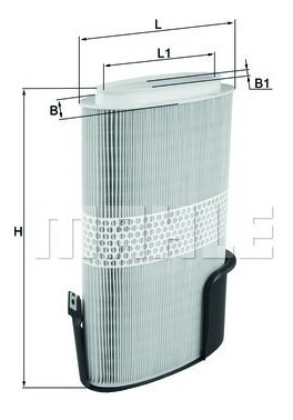 Filtro De Aire Porsche Boxster Cayman 2005-2014 Mahle Foto 3