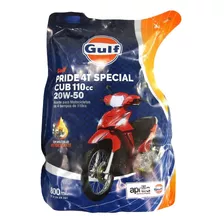 Lubricante Gulf Pride Moto 4t Special 20w50 Mineral Dp 800m