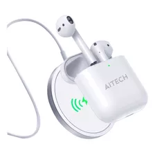 Auricular In-ear Aitech Ly-068 Inalámbrico Charging Case Color Blanco