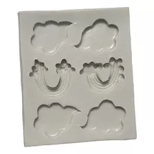 Molde Silicone Nuvens