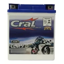 Bateria Selada Cral Moto 7ah Cbx 250 Twister Todas