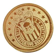 Moneda Club Chivas Guadalajara Baño Oro 14k Regalo Ideal
