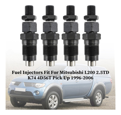 Inyectores De Combustible De 4 Piezas Para Mitsubishi L200 L Foto 3