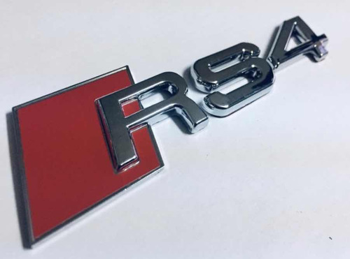 emblema Audi Series Rs !!! original!!! Trasera Plata Foto 7