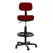 Silla De Escritorio Integral Office Gl Lógica Cajera Scln Ergonómica Vino Con Tapizado De Tela