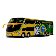 Ônibus Cbf Time Seleção Brasileira Copa Do Mundo 2022 - 30cm