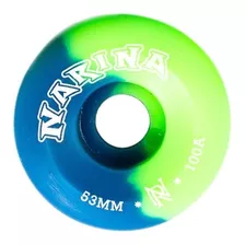 Roda Narina Rajada Verde/azul 53mm