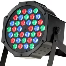 Canhão Luz Iluminação 36 Leds Rgb Dmx Bivolt 110/220v Strobo