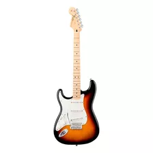 Guitarra Eléctrica Para Zurdo Fender Standard Stratocaster De Aliso Brown Sunburst Con Diapasón De Arce
