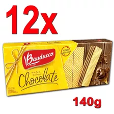 12 Pacotes Biscoito Bauducco Wafer 140g Envio Rápido