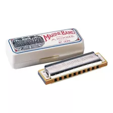 Hohner Armónica Marine Band 1896la Blues Color Café Tono A