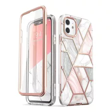 Funda Para iPhone 11 (2019), Marmol/rosa/delgada/resistente