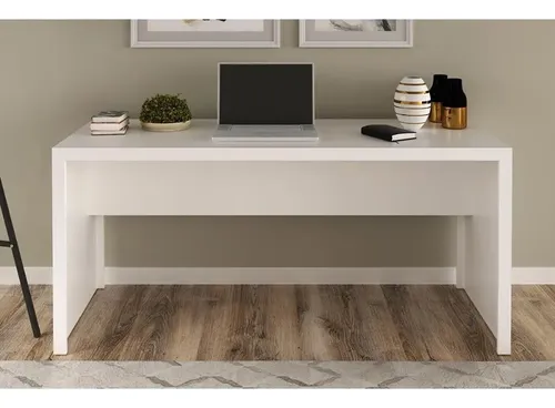Mesa Secretária Escritório Me4109 Branco - Tecno Mobili Branco