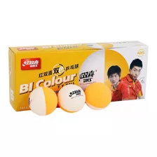 10 Pelotas De Ping Pong 3 Estrellas Dhs Naranja