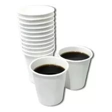 Copo Papel Branco Biodegradável Térmico Café/chá 180ml 50 Un