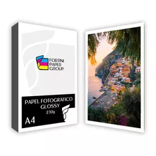 100 Folhas Papel Foto Glossy 230g Brilho Prova Dagua-oferta