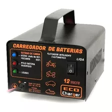 Carregador Baterias 12v - Moto Carro - Flutuador Automático